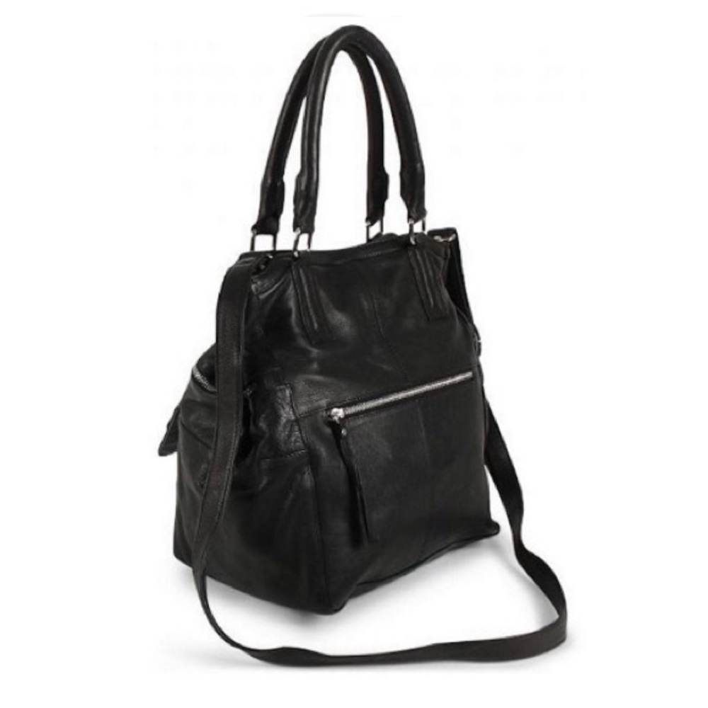 Day & Mood Hannah Small Leather Satchel Bag